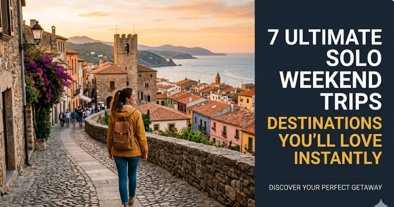 7 Ultimate Solo Weekend Trips Destinations You’ll Love Instantly