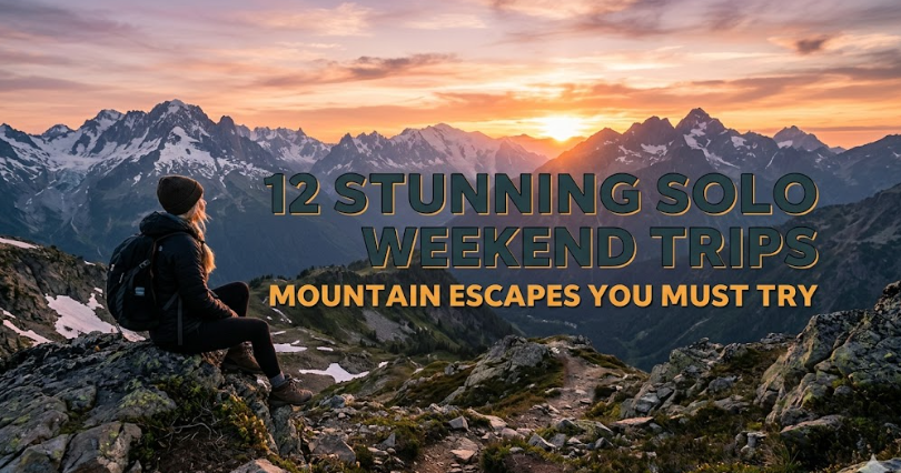 12 Stunning Solo Weekend Trips Mountain Escapes You Must Try
