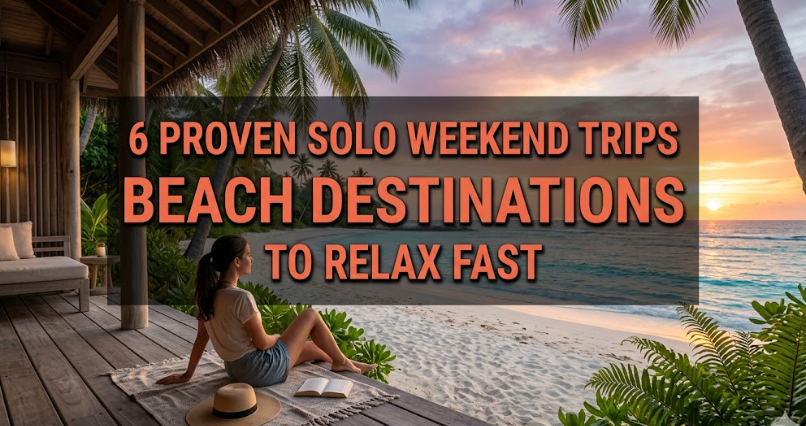 6 Proven Solo Weekend Trips Beach Destinations to Relax Fast