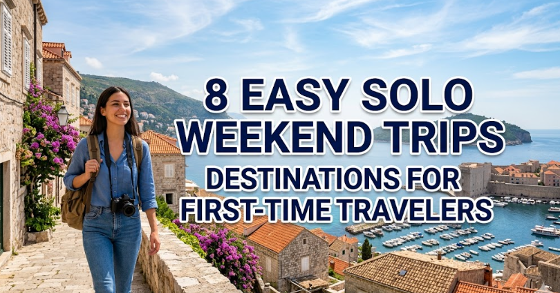 8 Easy Solo Weekend Trips Destinations for First-Time Travelers