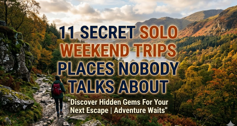 11 Secret Solo Weekend Trips Places Nobody Talks About