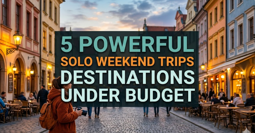 5 Powerful Solo Weekend Trips Destinations Under Budget