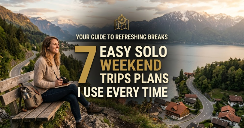 7 Easy Solo Weekend Trips Plans I Use Every Time