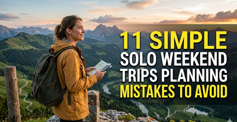 11 Simple Solo Weekend Trips Planning Mistakes to Avoid