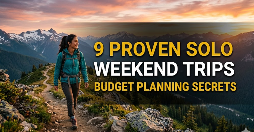 9 Proven Solo Weekend Trips Budget Planning Secrets