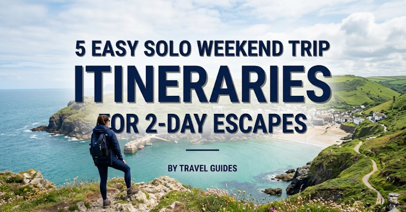 5 Easy Solo Weekend Trips Itineraries for 2-Day Escapes