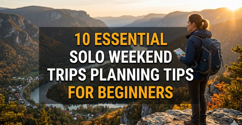 10 Essential Solo Weekend Trips Planning Tips for Beginners