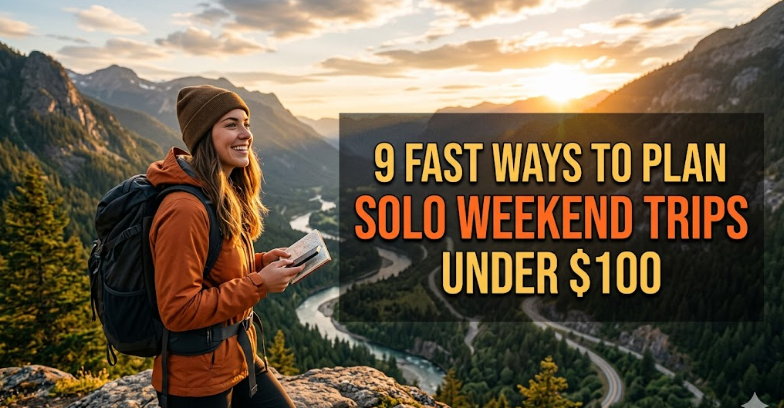 9 Fast Ways to Plan Solo Weekend Trips Under $100