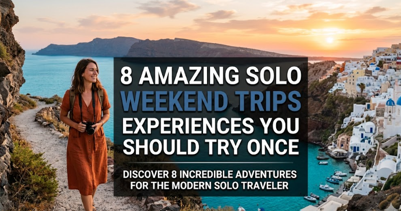 8 Amazing Solo Weekend Trips Experiences You Should Try Once