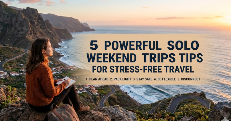 5 Powerful Solo Weekend Trips Tips for Stress-Free Travel