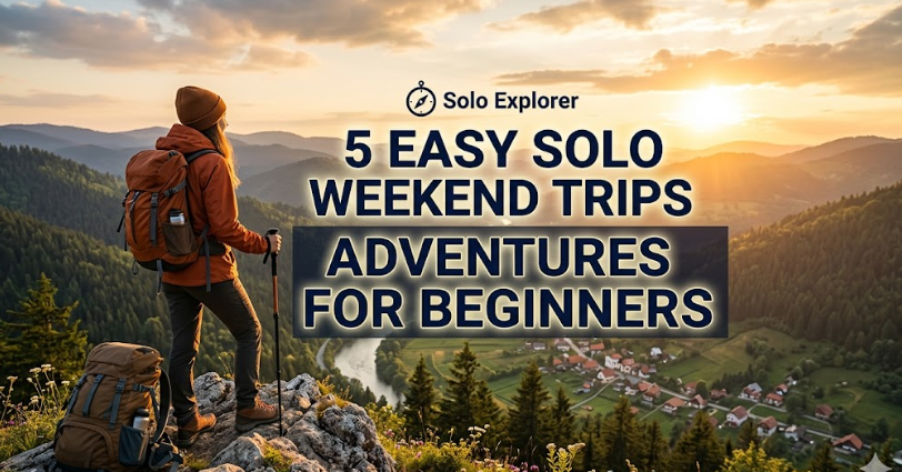 5 Easy Solo Weekend Trips Adventures for Beginners