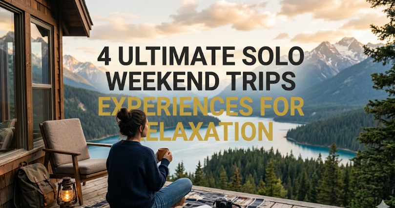 4 Ultimate Solo Weekend Trips Experiences for Relaxation
