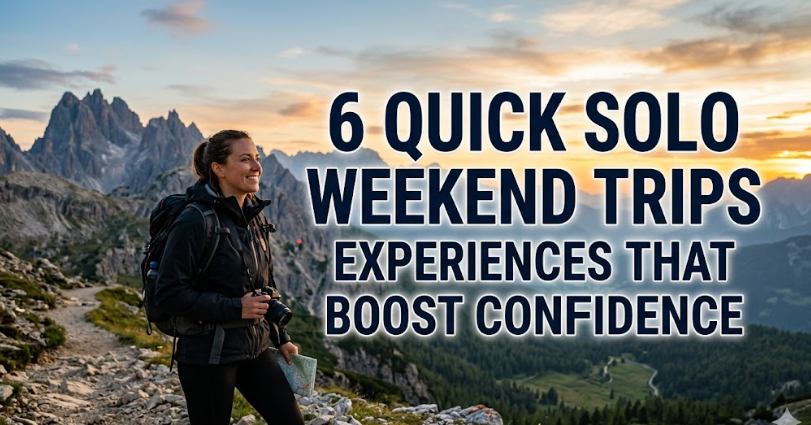 6 Quick Solo Weekend Trips Experiences That Boost Confidence
