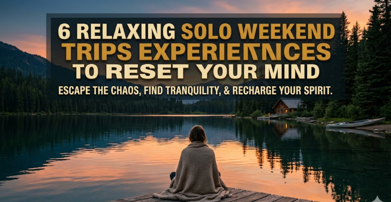 6 Relaxing Solo Weekend Trips Experiences to Reset Your Mind