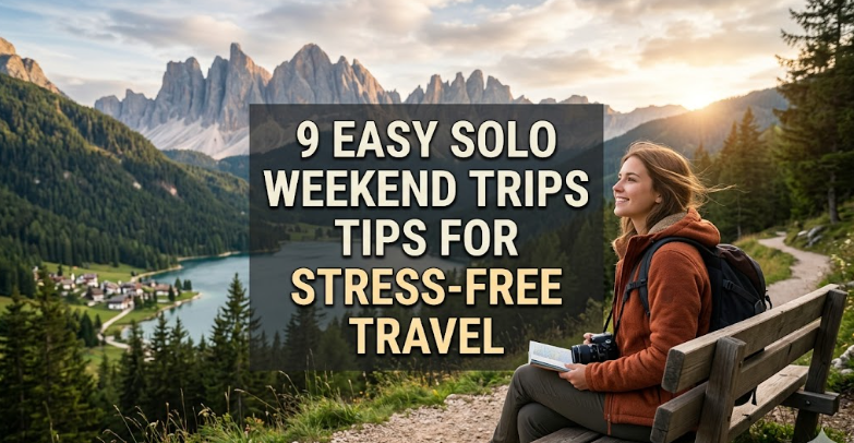 9 Easy Solo Weekend Trips Tips for Stress-Free Travel