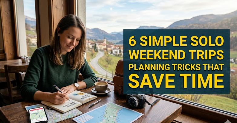 6 Simple Solo Weekend Trips Planning Tricks That Save Time